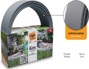ARTPLAST Trávnikový obrubník BORDURE, 6 m – dekor betón