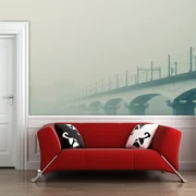 Sablio Tapeta Železničný most - 125x75 cm