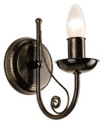 Lamkur Nástenná lampa DONATO 1xE14x40W/230V patina LA22437