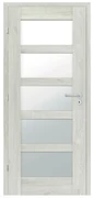Classen Lukka Interiérové dvere M3 rámové, 70 L, 746 × 1 985 mm, fólia, ľavé, dub sivý, presklené