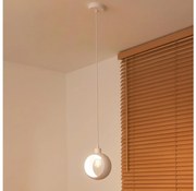 Duolla - Závesné svietidlo na lanku IRONLINE 1xE27/15W/230V biela