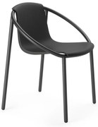 Čierna jedálenská stolička Ringo - Umbra