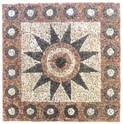 Divero 60386 Mozaika Kvetina 120 cm x 120 cm