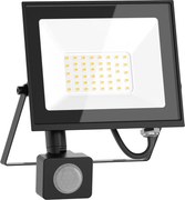 Mexen Luxpro+ LED reflektor s pohybovým senzorom, 30W, studená - 6500K, 3300 lm, čierna - L236-030-65-70