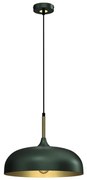 Luster na lanku LINCOLN 1xE27/60W/230V pr. 35 cm zelená