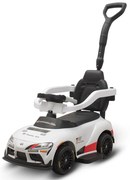 Detské odrážadlo s vodiacou tyčou Toyota GR Supra GT4 Baby Mix biele