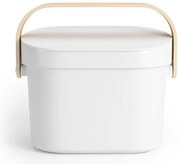 Biela nádoba na kompostovateľný odpad 4 l Bellwood – Umbra