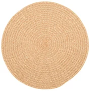 Prírodné prestieranie s prímesou bavlny Tiseco Home Studio, ø 38 cm