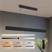 Brilagi - LED Stmiev. luster na lanku SLIMLINE LED/40W/230V 3000-6000K čierna + DO