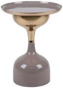 Kovový okrúhly odkladací stolík ø 41 cm Ivy – Leitmotiv