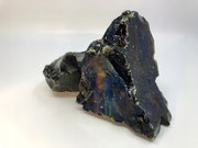 Čierne záhradné kamene veľkosť 6-10 cm, sklenené hrudky na podklad 500 kg