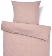 Krepová posteľná bielizeň, ružová, štandardná veľkosť