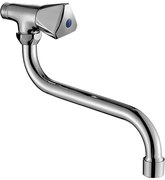 Kuchinox Norm, nástenná batéria na studenú vodu, chrómová, LAV-BQN_05BD