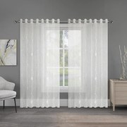 Záclona na krúžkoch SARA E6224 300x250 biela