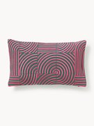 Ľanový poťah na vankúš s grafickým vzorom Lexi