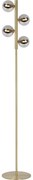 Lucide 45774/04/02 - Stojacia lampa TYCHO 4xG9/28W/230V zlatá