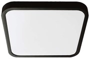 LED Kúpeľňové stropné svietidlo LED/18W/230V 4000K IP44 25x25 cm čierna