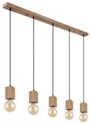 Globo 15655-5H - Luster na lanku ERNA 5xE27/60W/230V