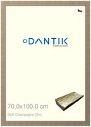 DANTIK rám na obraz 70x100 | Golf champagne (Plexi Čiré)