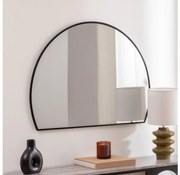 Atmosphera - Nástenné zrkadlo ALICE 65x90 cm čierna