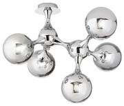 Ideal Lux - Prisadený luster NODI 5xE14/28W/230V lesklý chróm