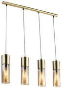 GLOBO 21000-4HM - Luster na lanku ANNIKA 4xE27/25W/230V mosadz