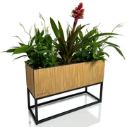 Dekorstudio Moderný kvetináč LOFT FIORINO dub 62x22x40cm