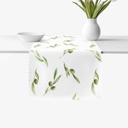 Goldea behúň na stôl teflónový - olivy 20x120 cm