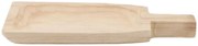 Prírodný drevený dekoračný podnos s rukoväťou Tippo - 32*15*4 cm