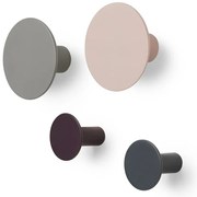 Sada 4 viac farebných nástenných háčikov Blomus Ponto