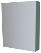 Mereo, Mereo Kúpeľňová zrkadlová skrinka 60 cm, galerka, 2 x dvierka, Multidecor, Zelená Verde, MER-CN798G62ZEV1