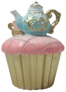 Dekorácia Cupcake s kanvičkou - 8*11 cm