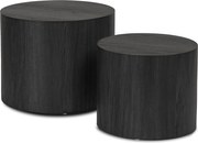 PROXIMA.store - Moderná zostava stolíkov LEILA FARBA: čierna