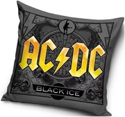 Vankúš AC/DC - motív Black Ice - 40 x 40 cm