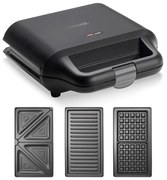 Concept SV3054 - Toustovač 3v1 700W/230V čierna