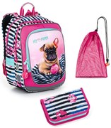 Školský set Topgal ENDY 22005 G - školská taška + peračník + vrecko na prezuvky