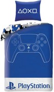 Posteľné obliečky z mikrovlákna PlayStation - 70 x 90 cm + 140 x 200 cm - zapínanie na zips