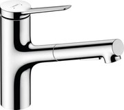 Hansgrohe Zesis M33 drezová batéria s vyťahovacou spŕškou, 2 prúdy chróm 74820000