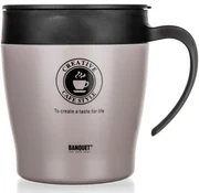 Banquet Termohrnček cestovný TAZZA 330 ml, Latte