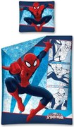 Bavlnená posteľná bielizeň / posteľné obliečky - Spiderman - MARVEL - 140 x 200 + 70 x 90 cm