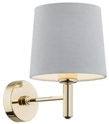 Argon 4347 - Nástenné svietidlo PONTE 1xE27/15W/230V šedá/mosadz