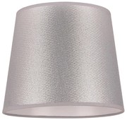 Duolla - Tienidlo k stolnej lampe CLASSIC M E27 pr. 24 cm strieborná DU601337