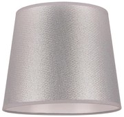 Duolla - Tienidlo k stolnej lampe CLASSIC M E27 pr. 24 cm strieborná