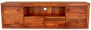 TV stolík Tina 200x60x45 indický masív palisander Natural