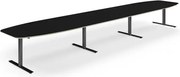 Rokovací stôl NOVUS, 5600x1200 mm, čierna