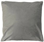 Obliečka Plain Velvet 40x40cm svetlošedá