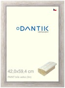 DANTIK rám na obraz 42x59,4 | PAINT bílá velká (Plexi Čiré)