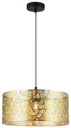 Závesné svietidlo Blossom, 1x zlaté kovové tienidlo, b