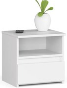 Nočný stolík CL1 biely