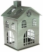 Kovový svietnik Rustik House, 10,5 x 15 x 10 cm